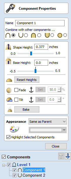 Create Component from Visible Model Form